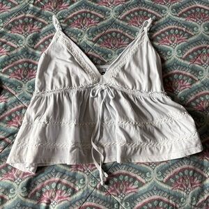 Juniors so nwt babydoll baby blue tank top size xl